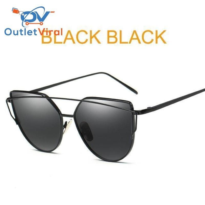 Cats Eye Sunglasses 6627 Black