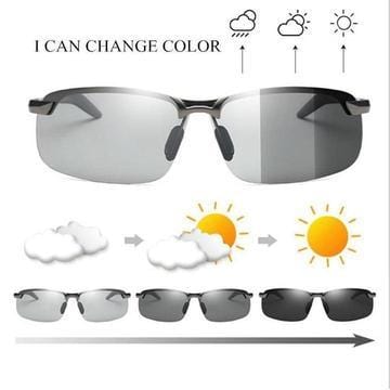 Clear View - MEN'S PHOTOCHROMIC SUNGLASSES WITH POLARIZED LENS