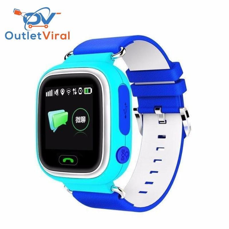 Gps Locator Smart Watch Blue / English Without Wifi