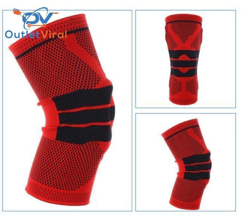 Nylon Silicon Knee Protection - Buy 1 Get Free Red / 36Cm To 42Cm