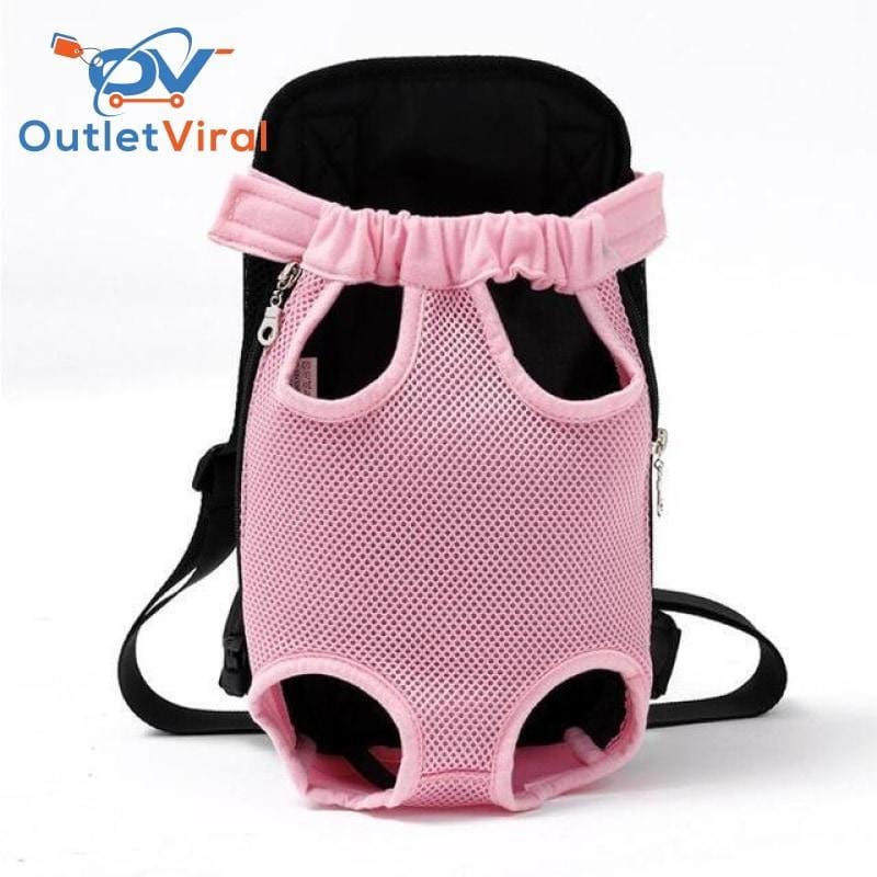 Pet Carrier Dog Front Chest Backpack Pink / S
