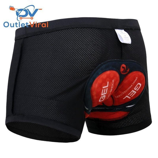 X-Tiger Padded Cycling Shorts 5D Gel Pad Underwear / S
